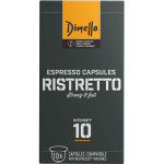 Dimello Κάψουλες Espresso Ristretto Συμβατές με Μηχανή Nespresso 10caps