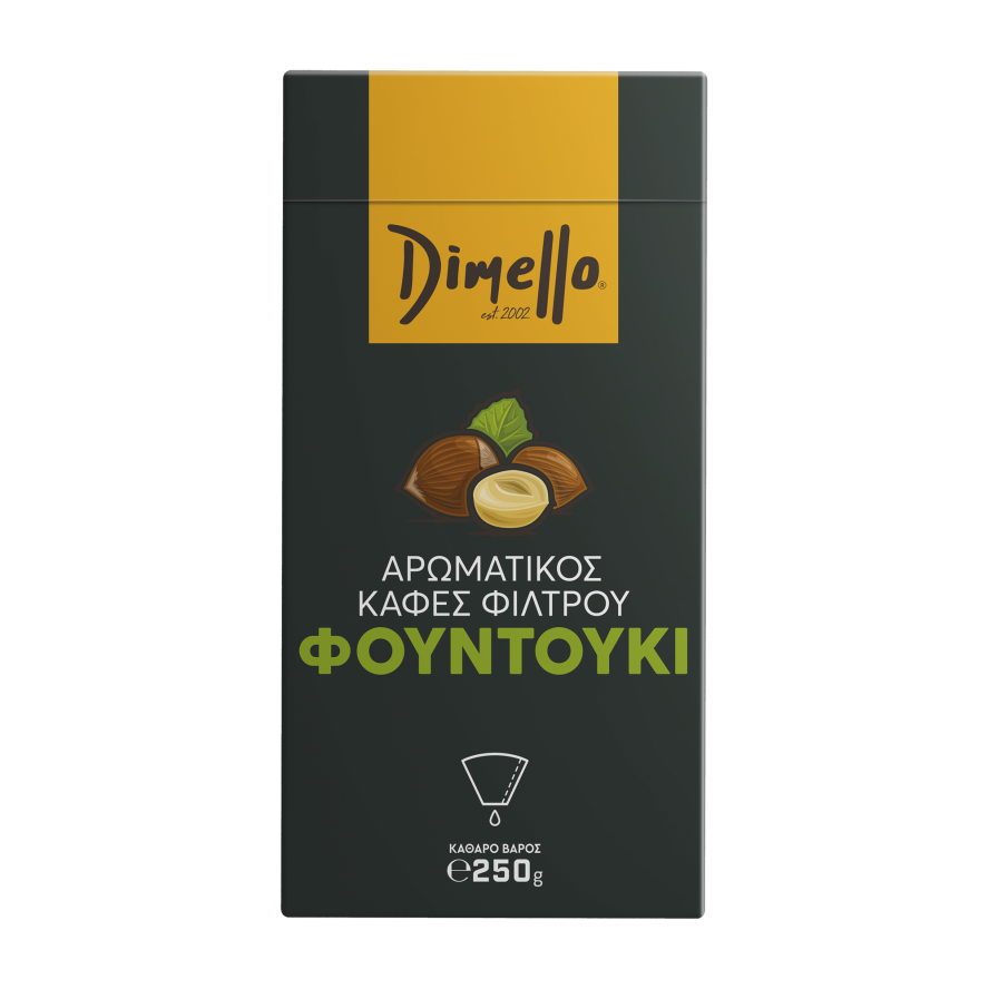 dimello-coffee-fter-hazelnut-250gr-kafes-filtrou