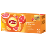 Lipton Τσάι  Φακελακι 20x1,7gr  Γκρειπφτουτ & Πορτοκαλι