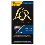 L'or Κάψουλες Espresso Decaffeinato Ristretto Συμβατές με Μηχανή Nespresso 10caps