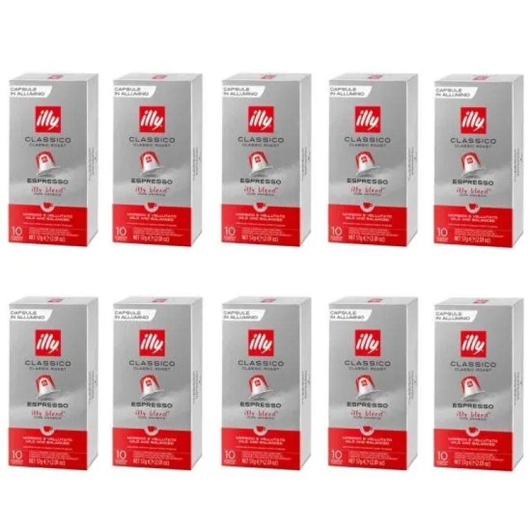 Illy Classico κάψουλες Nespresso συμβατές - 80 τεμάχια