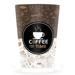 ΠΟΤΗΡΙ ΧΑΡΤΙΝΟ COFFEE TIME (DOUBLE WALL) (12οz-14oz) - (25τεμ.)