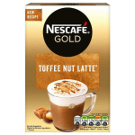 Nescafe Καφές Στιγμιαίο Ρόφημα Gold Latte Toffee Nut Latte Sticks 18.6gr X 8TMX 148.8g