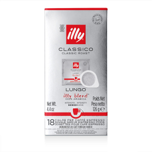 Illy Classico Lungo ESE pods 18τμχ χάρτινες ταμπλέτες lungo