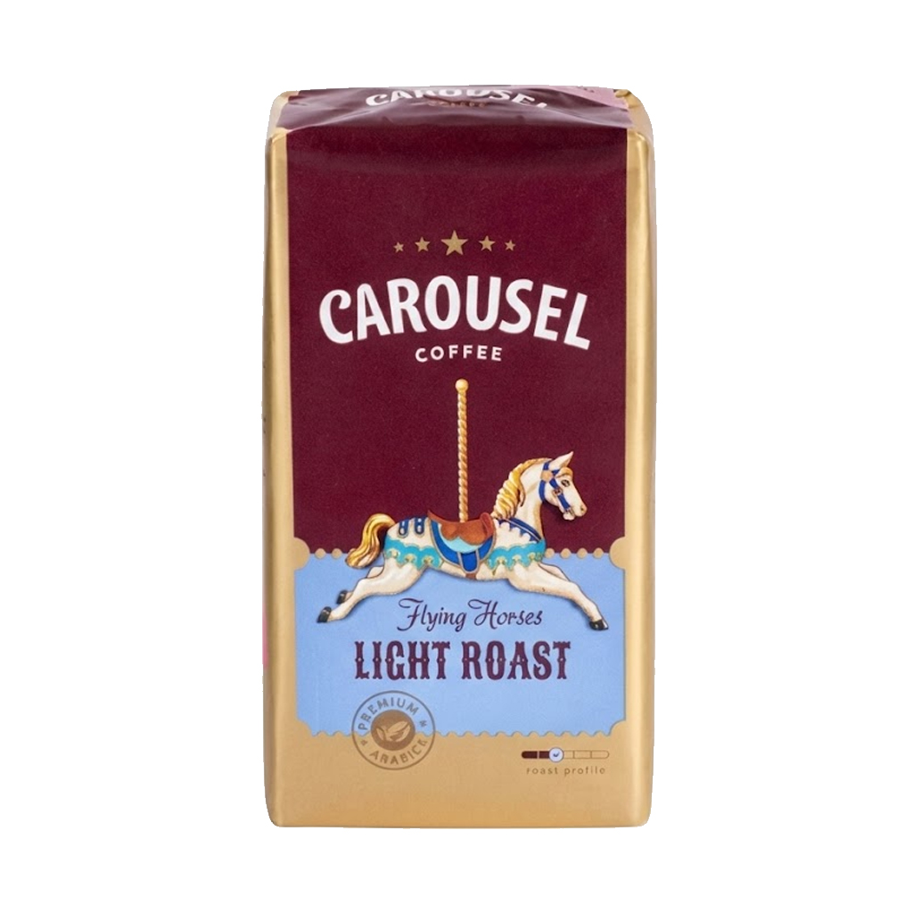 Carousel Light 500 Carousel Flying Horses Light Roast 500G Αλεσμένος Καφές Για Φίλτρο Σε Συσκευασία 500G