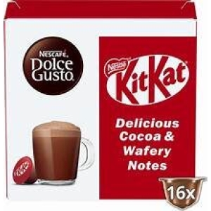 Nescafe Κάψουλες KitKat Συμβατές με Μηχανή Dolce Gusto 16caps