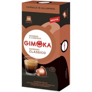 Gimoka Κάψουλες Espresso Classico No12 Συμβατές με Μηχανή Nespresso 10caps
