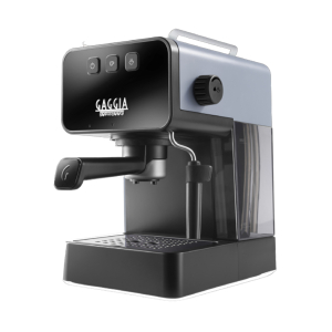 gaggia espresso deluxe storm grey μηχανή espresso με PID, pre-brewing, φίλτρα 53mm και pannarello για αφρόγαλα