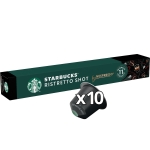 Starbucks Κάψουλες Nespresso Ristretto Shot 10 Τεμάχια