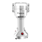 lexical lcg-0760 150g πολυλειτουργικός μύλος άλεσης 1000W ασημί με δοχείο inox, 6 λεπίδες και προστασία υπερφόρτωσης