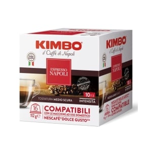 Kimbo Napoli Κάψουλες Dolce Gusto - Kimbo Espresso Napoli - Κάψουλες Dolce Gusto 16τμχ