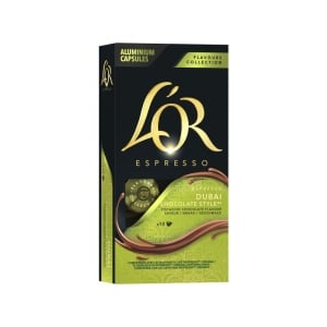 L'or Κάψουλες Espresso Dubai Chocolate Συμβατές με Μηχανή Nespresso 10caps