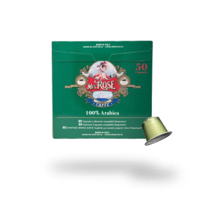 Mrs Rose Κάψουλες Συμβατές Nespresso 50 τμχ Αλουμινίου
