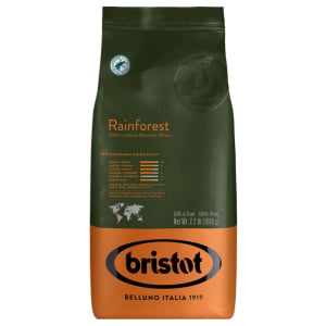 Bristot Rainforest 1kg σε Κόκκους – Ιταλικό Espresso Blend Rainforest Alliance