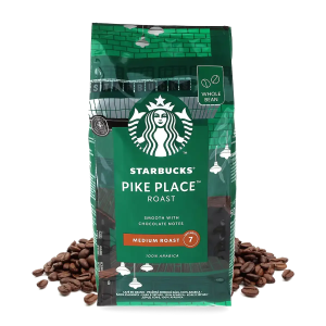 Starbucks Pike Place Roast 450g σε Κόκκους – Medium Roast 100% Arabica
