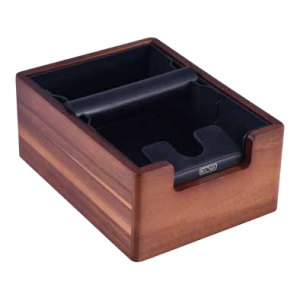 Δοχείο Χτυπήματος Belogia 930002 - Knock Box & Θέση Πατητηριού Ξύλινη Καρυδιά