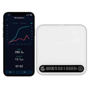 Ζυγαριά καφέ Difluid Microbalance Titan με ενσωματωμένο χρονόμετρο για specialty coffee
