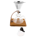 Σιφόν καφές Yama CD-8 με γυάλινα μέρη Borosilicate για ζεστό και κρύο καφέ, εργονομικό σχεδιασμό και διπλό φίλτρο