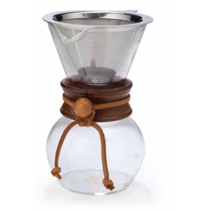 Pour over καφέ Yama cd-1w - γυάλινο σετ specialty coffee με φίλτρο