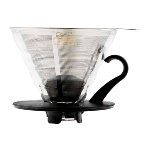 Γυάλινη φίλτρο καφέ Yama tgd-4 pour over με μεταλλικό φίλτρο για χειροποίητο καφέ