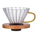 Dripper καφέ κωνικός πλαστικό Belogia, ανθεκτικό και ελαφρύ για χεριανό καφέ