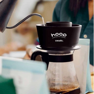 Σταλτήρας καφέ Hoop Turquoise Belogia - Pour over κεραμική συσκευή brewing